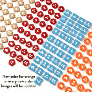 Rebirth – 3D Deluxe Player Token Set (148 pcs)