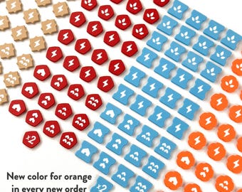 Rebirth – Set de fichas de jugador 3D Deluxe (148 piezas)