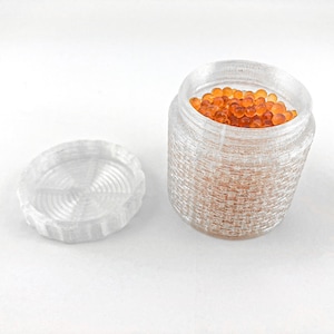 Silicagel - Container - met schroefdop/deksel - 3D-print