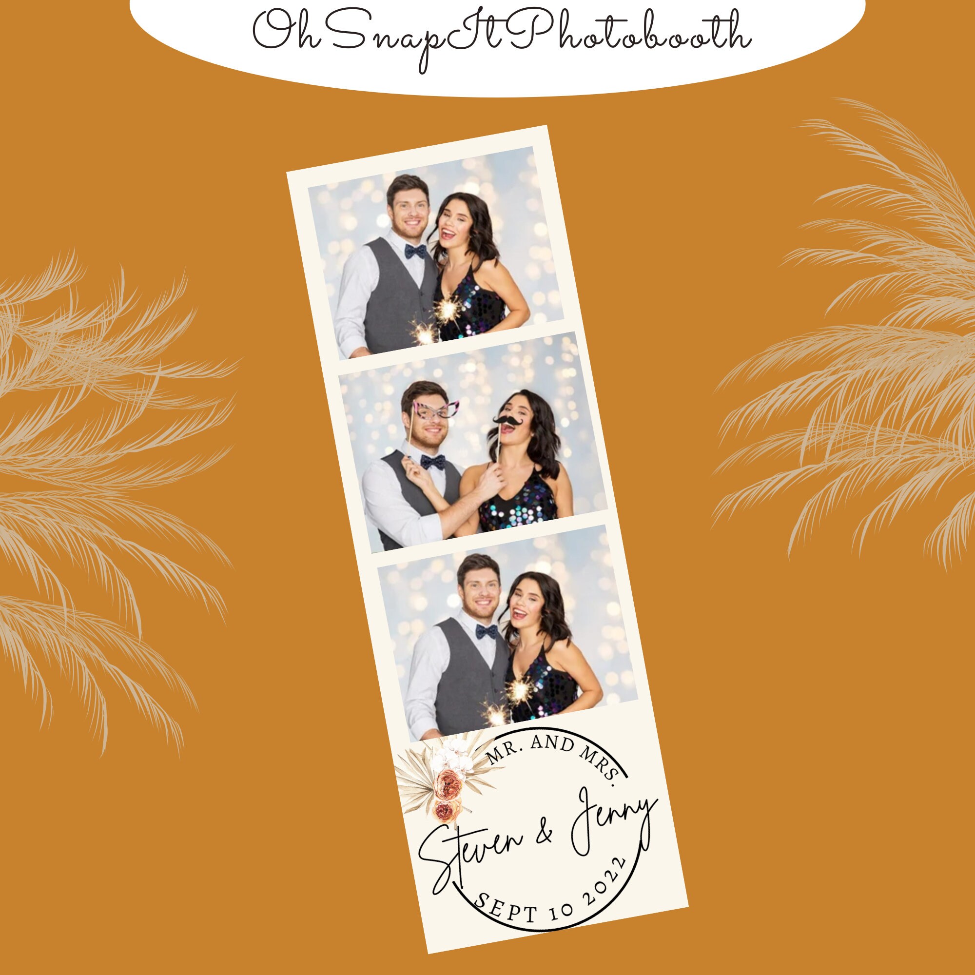 Custom Photo Booth Template Design, Custom Digital Photobooth Template ...