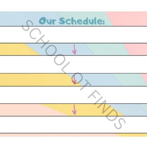Visual Schedule for Sessions (OT Based) - Etsy