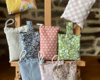 Sachets faits main | Lavande biologique | boucle de suspension | violet | bleu| cadeau de jeune fille