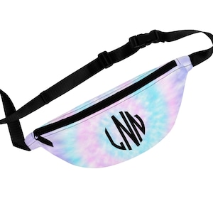 Custom Monogram Fanny Pack, Gift for Friend, Family, Personalized Fanny Pack Initials, Monogrammed Active