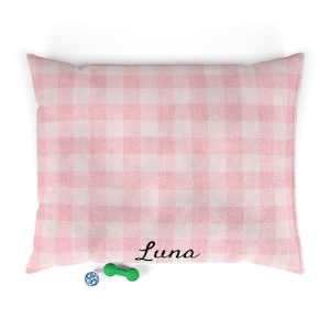 Custom Pet Name Pet Bed, Dog Bed with Personalization, Pet Bed, Dog Bed, Custom Size Dog Bed