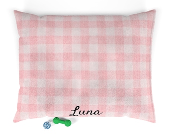 Custom Pet Name Pet Bed, Dog Bed with Personalization, Pet Bed, Dog Bed, Custom Size Dog Bed