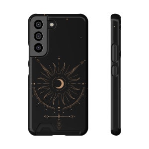 Funda para teléfono con soporte para tarjeta, funda para teléfono Android, funda para teléfono iPhone 13 con billetera, funda para teléfono con billetera adjunta, embalaje de regalo