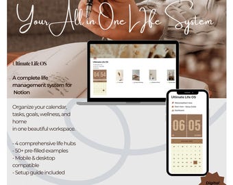 Notion Ultimate Life OS All in one Template