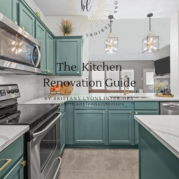 Kitchen renovation guide, DIY kitchen renovation checklist, step by step kitchen renovation help, the ultimate printable guide