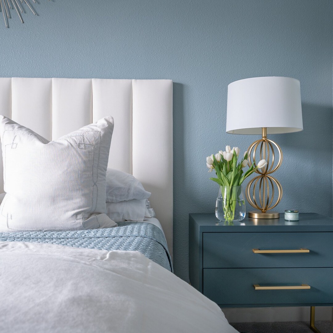 Custom Cream Paneled Headboard in Queen or King Cream Etsy