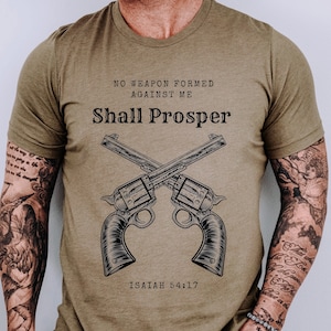 Country Christian TShirt Men’s Christian T-Shirt Jesus Christian Shirt Christian Gift For Him Bible Scripture Shirt God Bless