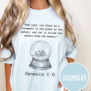 Firmament T-shirt voor Flat Earth Shirt Bijbelse kosmologie Shirt Flat Earth kleding voor Flat Earther T-shirt Gleason Shirt Conspiracy T-shirt