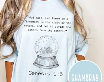 Firmament Tshirt for Flat Earth Shirt Biblical Cosmology Shirt Flat Earth Apparel for Flat Earther Tshirt Gleason Shirt Conspiracy Tshirt