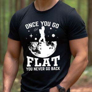Flache Erde Tshirt Firmament T-Shirt Flache Erde T-Shirt Gleason Shirt Flache Erde Shirt Flache Erdeer Geschenk Herren Flat Earth T-Shirt