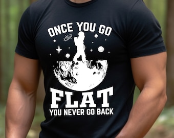 Flat Earth Tshirt Firmament T-Shirt Flat Earth Tee Gleason Shirt Flat Earth Shirt Flat Earther Gift Mens Flat Earth T-Shirt
