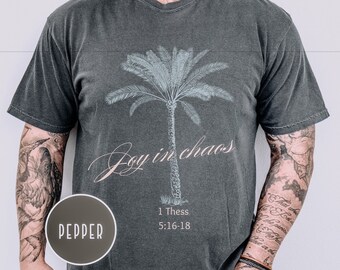 Camiseta cristiana para hombre / Camiseta con gráfico religioso / Camiseta con cita inspiradora / Ropa con versículos bíblicos / Regalo perfecto para creyentes