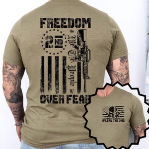 Herren Vaterländischen T-Shirt für ihn Vaterländischen Geburtstagsgeschenk Militär Pride 2.Änderung T-Shirt für veteranen American Flagge Bekleidung Unabhängigkeit