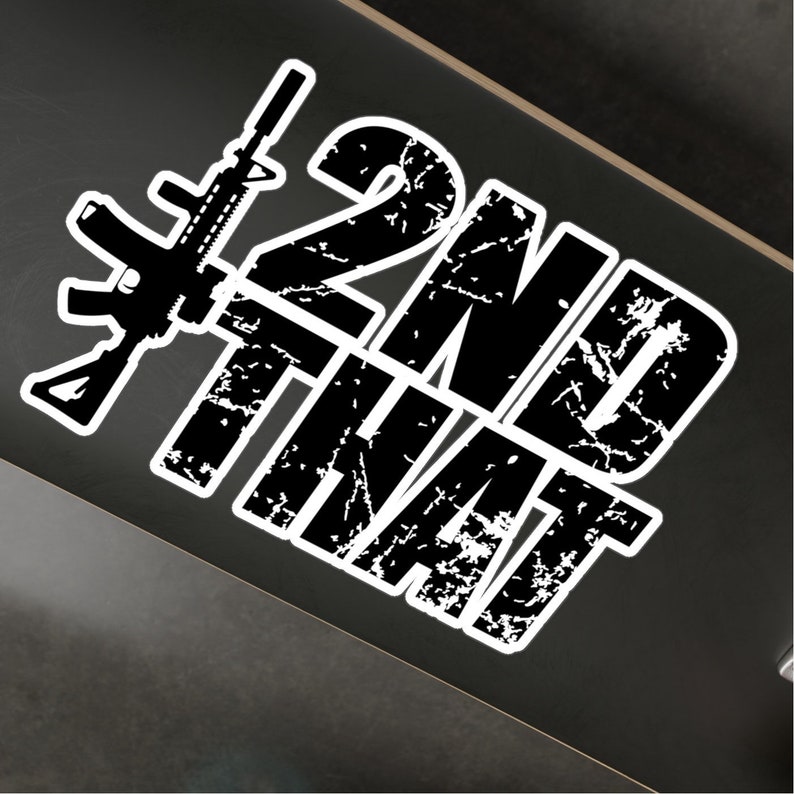 2nd Amendment Bumper Sticker 2A Decal 2A Bumper Sticker 2nd Etsy