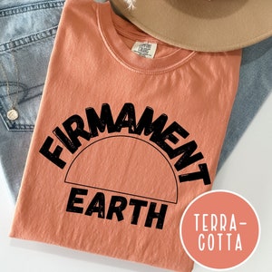 T-shirt firmament pour chemise terre plate chemise cosmologie biblique vêtements terre plate pour t-shirt terrien plat chemise Gleason t-shirt conspiration