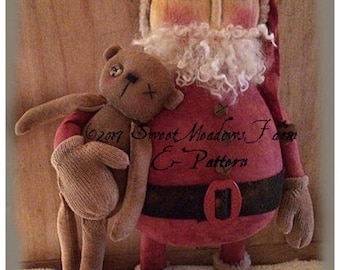 Jolly Santa primitive E-PATTERN