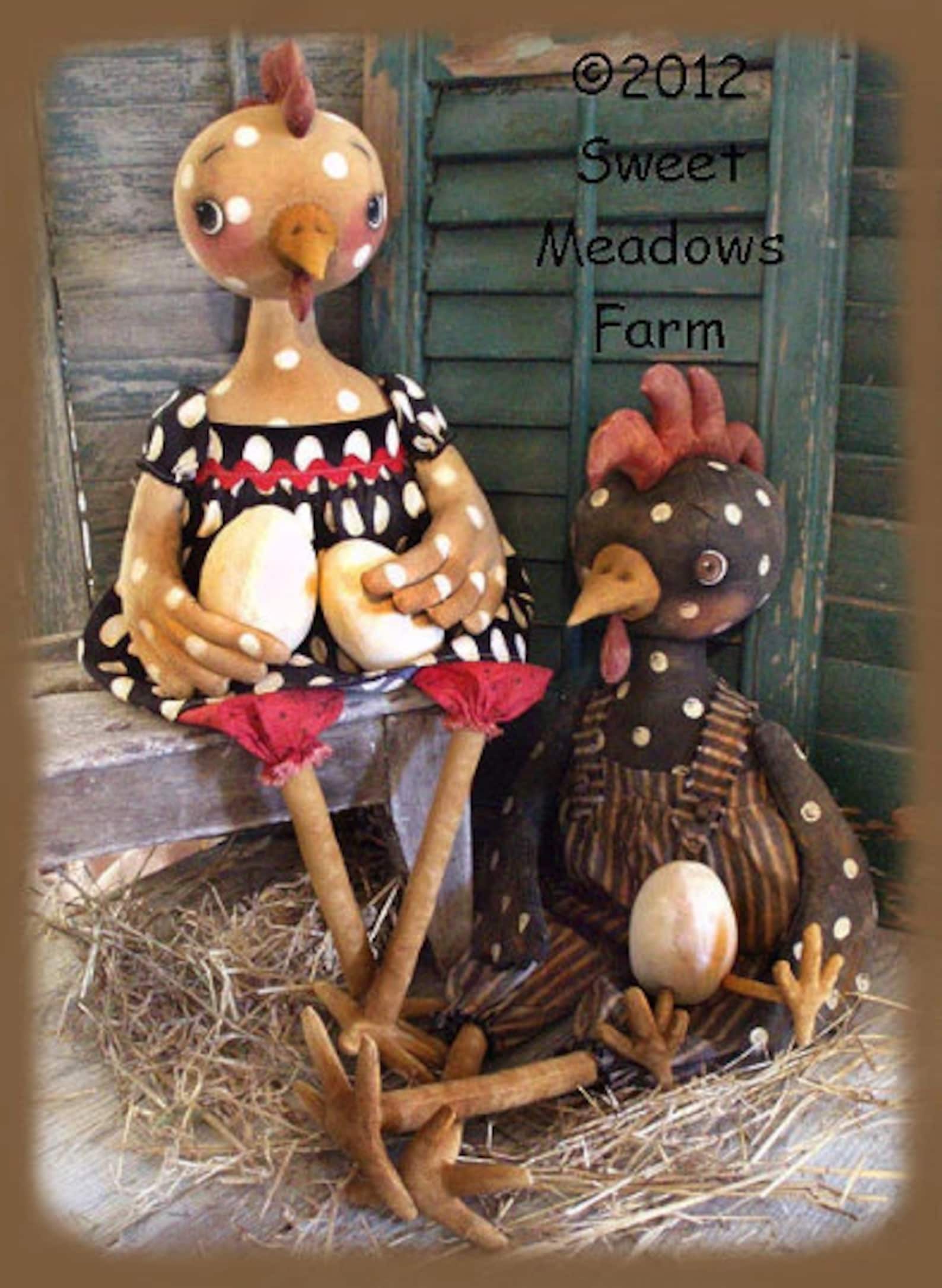 Chicken and Rooster Doll and Chicken Nuggets EPATTERN Etsy