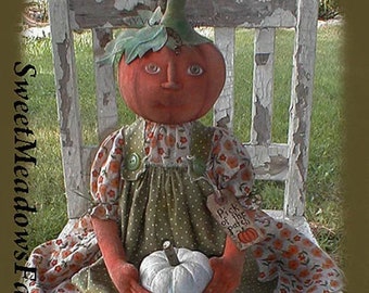 Pick of The Patch Pumpkin doll EPATTERN