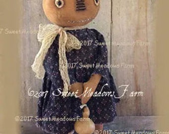 Polly Pumpkin Primitive Doll Stander E-PATTERN
