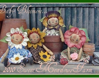 Baby Bloomer Flower Doll E-Pattern