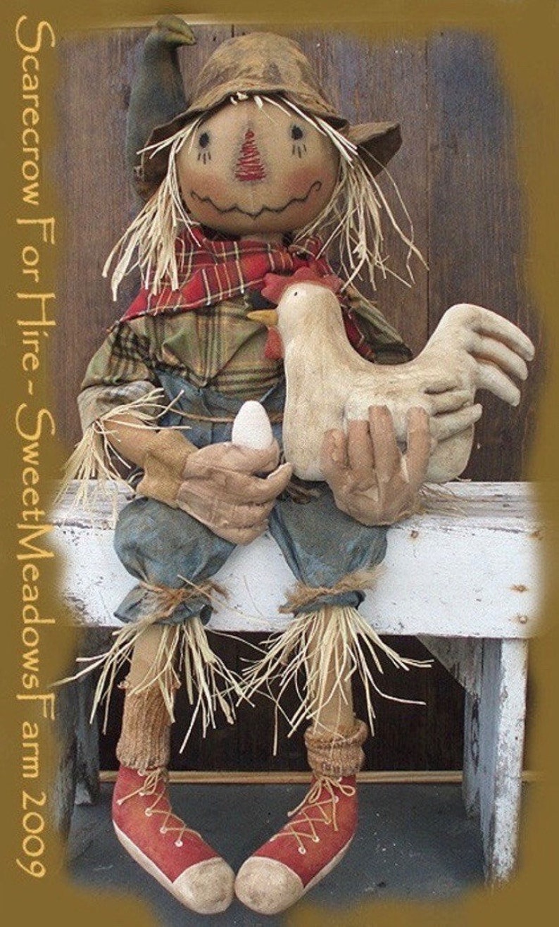 Scarecrow for Hire Epattern Etsy