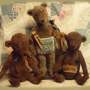 Grungy Bears, Bear Necessities E-PATTERN