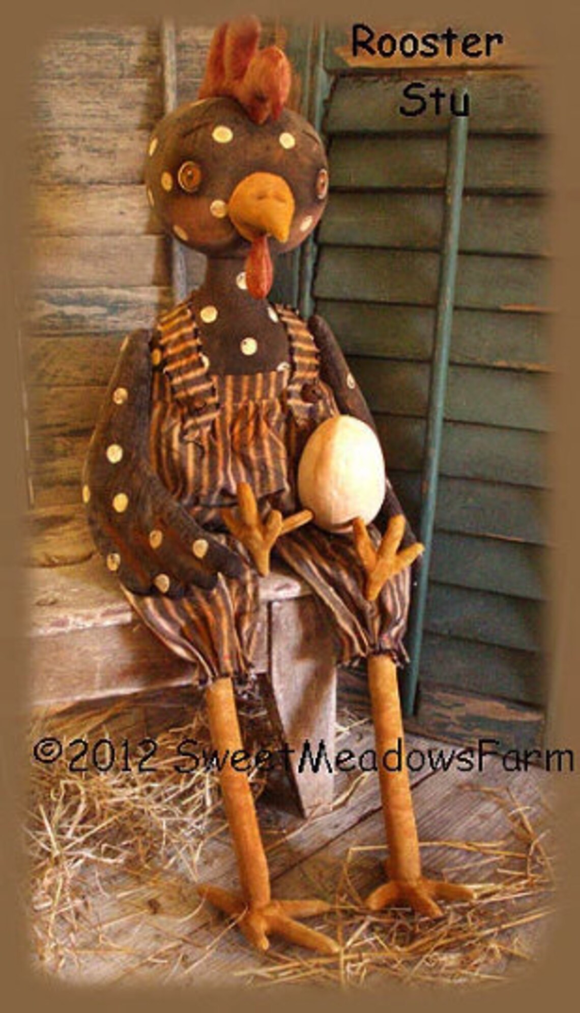 Chicken and Rooster Doll and Chicken Nuggets EPATTERN Etsy