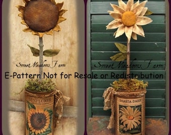 Can Flowers E-Pattern