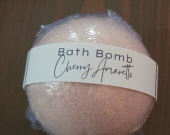 Hemp Bath Bomb Cherry Amaretto