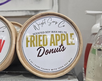 Fried Apple Donuts Soy Wax Melts: Cozy Fall Bakery Aroma