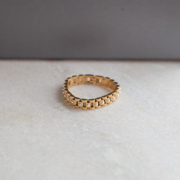 Cuban Link Gold Chain Bracelet Stainless Steel Trendy Jewelry 18k Gold Plated Jewelry 18k Gold ...