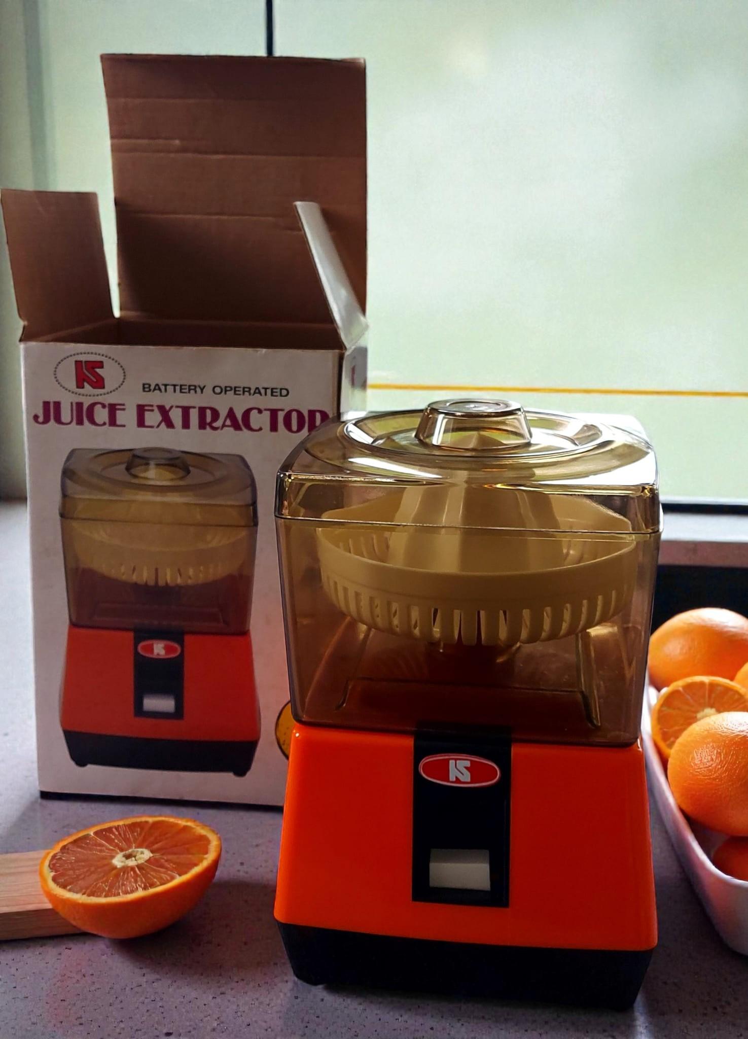 Extracteur De Jus Vintage Federal Années 70 - Verre Côtelé Transparent Pour Agrumes