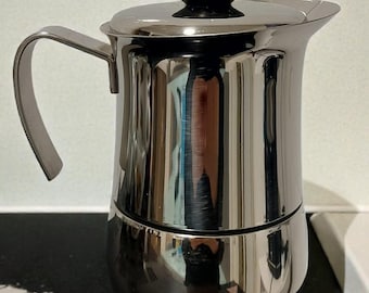 Cook-O-Matic Vintage Moka Pot – 18/10 Stainless Steel 9 Cups