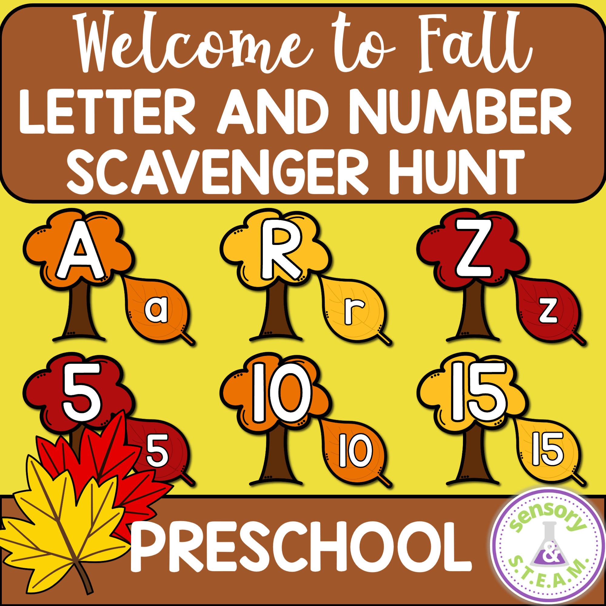 WELCOME TO FALL Learning Activities and Worksheet Set With Learning ...