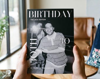 Personalisiertes Geburtstagsgeschenk für den Freund, individuelles Fotobuch zum Geburtstag des Freundes, Geschenkidee zum Geburtstag des Freundes, einzigartiges Geschenk zum 30., 40. oder 50. Geburtstag