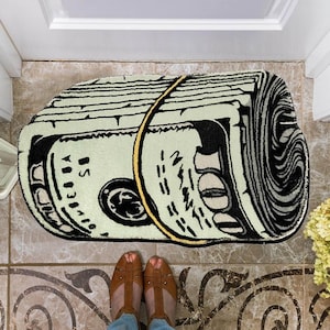 Dollar Rug, Money Rug, Dollar Carpet, Bedroom Dollar Rug, Money Carpet, Home Decor Carpet