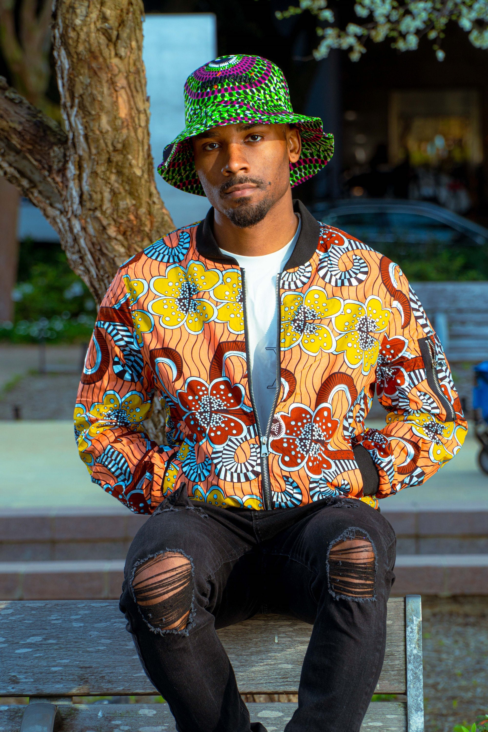 African Wax Prints Ankara Bomber Jackets, Jacket African Winter