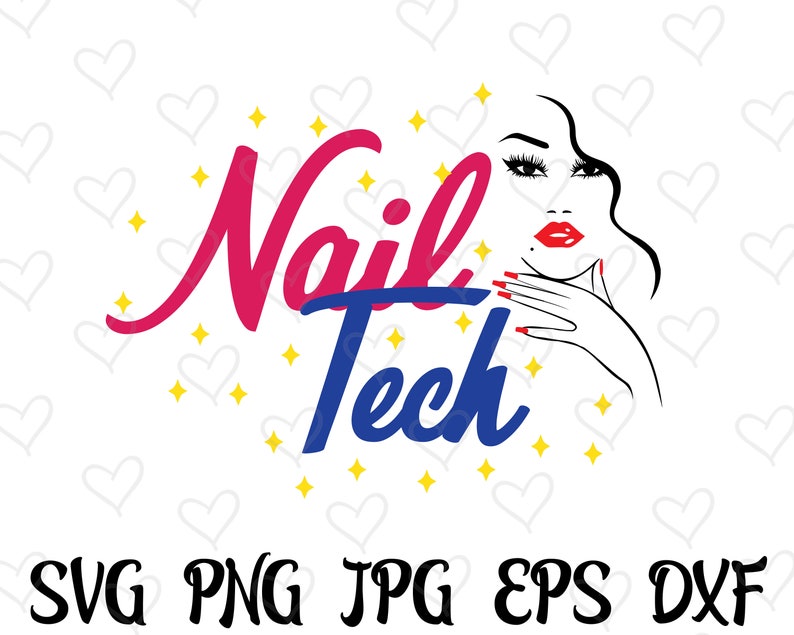 Nail Tech SVG Nail Boss Svg Nail Art Svg Cut File Wavy Etsy