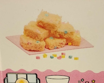 Miniverse Cafe 4 MARSHMALLOW RICE TREATS reusable mold