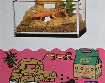 Miniverse Animals LEOPARD GECKO set