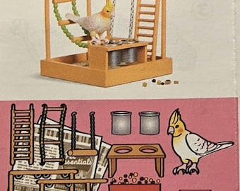 Miniverse Animal COCKATIEL bird set.