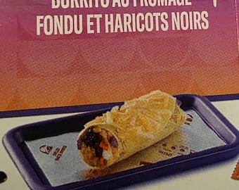 Miniverse Black Bean Grilled Cheese Burrito TACO BELL