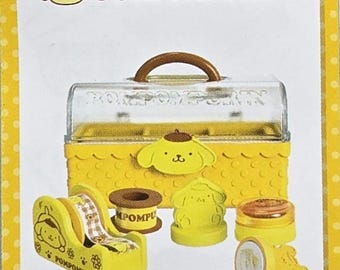 Miniverse HK 3 POMPOMPURIN Stamp and Tape Set
