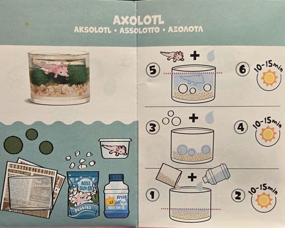 Miniverse Animals AXOLOTL set