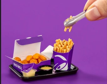 Miniverse TACO BELL - SPECIAL Addition Ball Nuggets and Fries