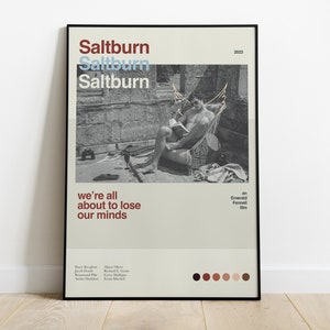 Saltburn Movie Poster - Digital Download, Minimal Wall Art for Film Lovers, Instant Decor