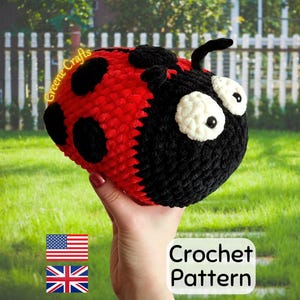 Crochet Pattern: Ladybug Plush Toy – Cute Crochet Bug for Beginners
